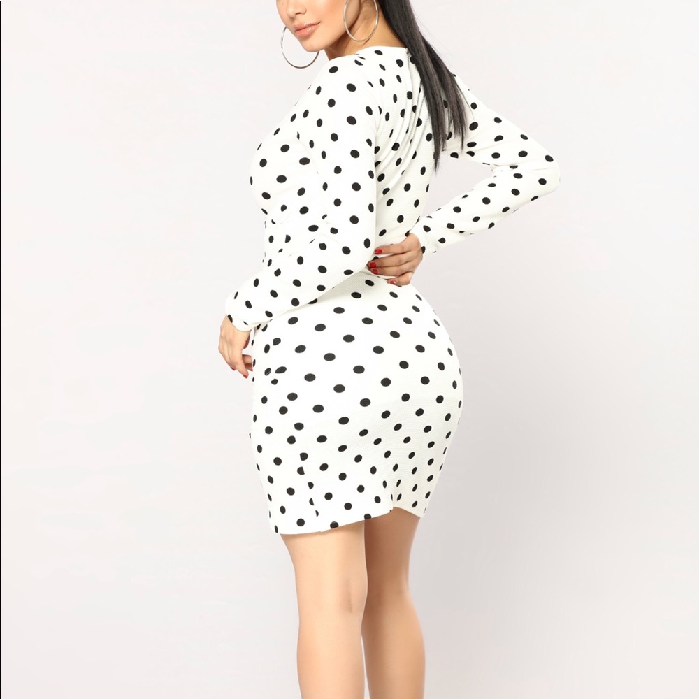 Fashion Nova Polka Dot Mini Dress⚡️ - Picture 4 of 5